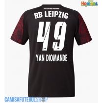 Camisa de time de futebol RB Leipzig Yan Diomande #49 Replicas 3º Equipamento 2025-26 Manga Curta